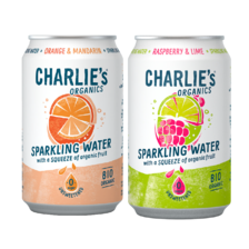 Charlie's organics sparkling water